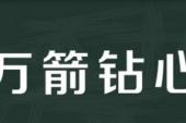 用“万箭钻心”造句